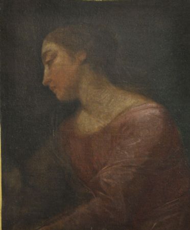 Donato Creti (Cremona, 1671 - Bolonha, 1749) "Cabeça feminina"
    